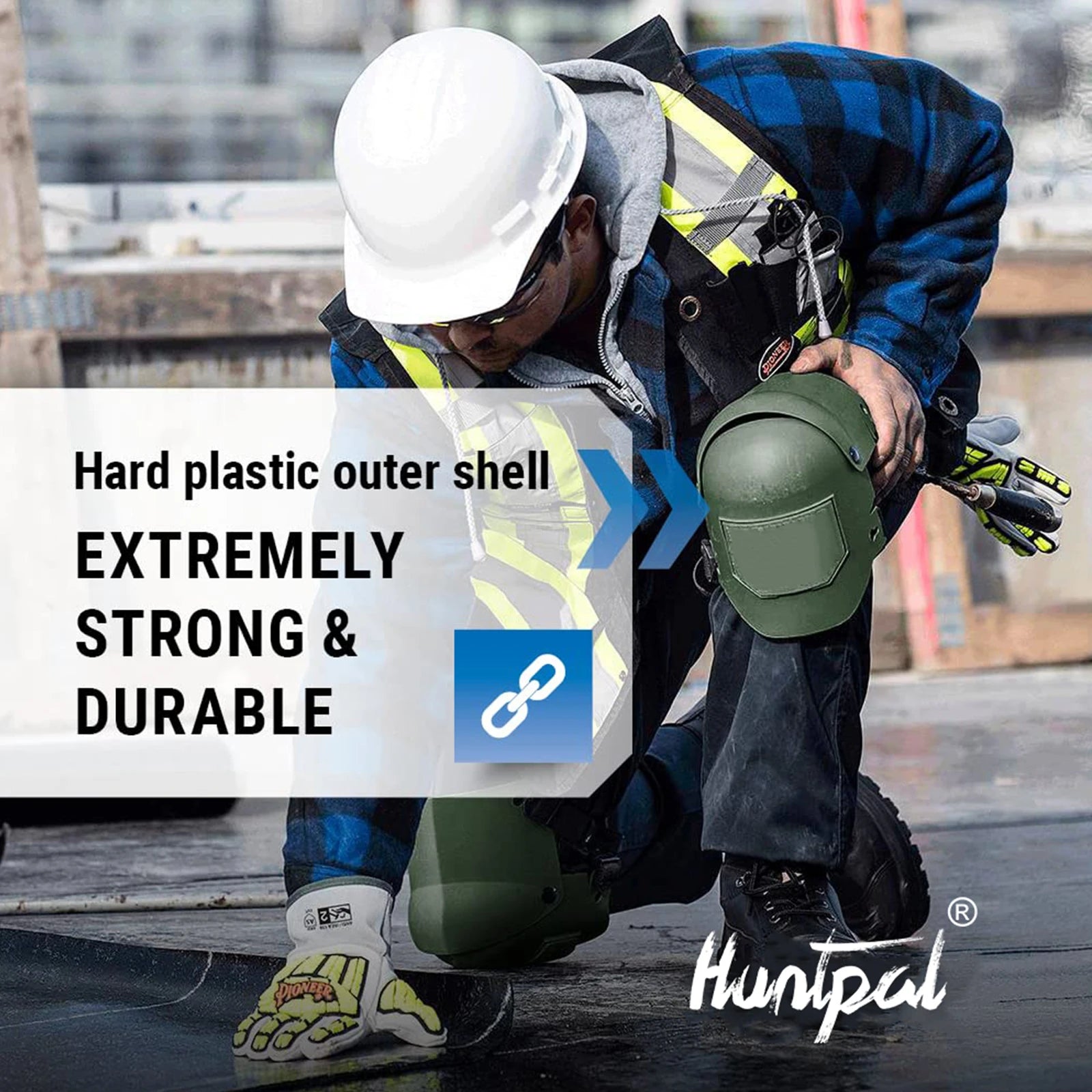 Heavy-Duty Tactical Knee Pads – Thick Foam Protective Gear for Outdoor and Professional Use
