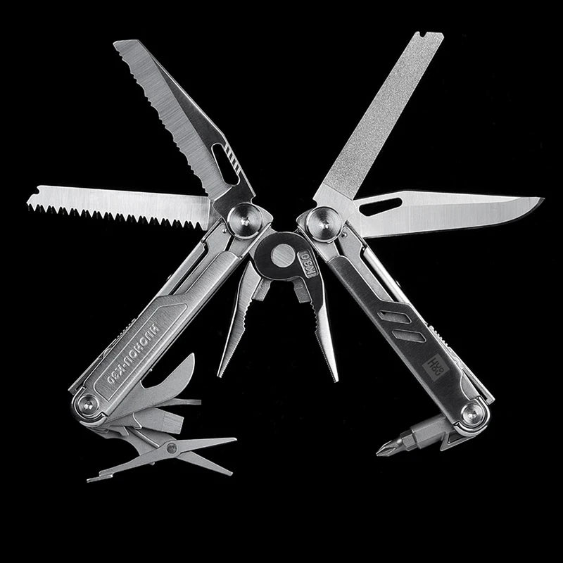 LISM HuoHou K30 Pro 18-in-1 Stainless Steel EDC Multitool for Outdoor Use