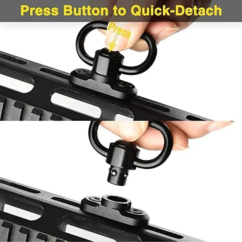 1.25" Sling Mount Swivel – Quick Release Mlok Rail Adapter for Hunting Rifles