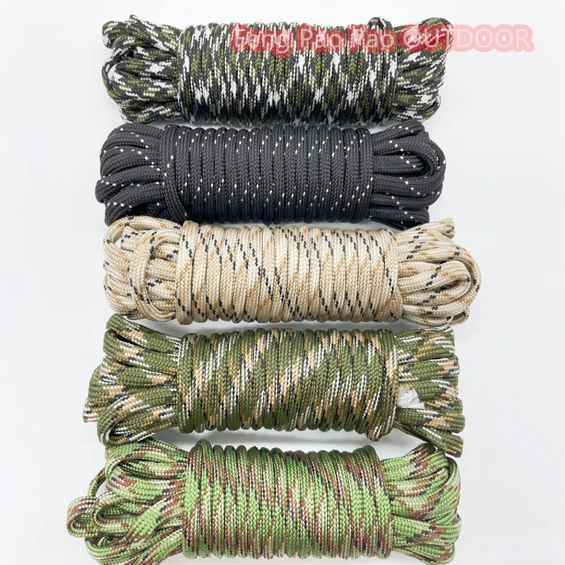 KOTUDENAVY 550 4mm 7-Core Paracord Rope 5m for Camping and Survival
