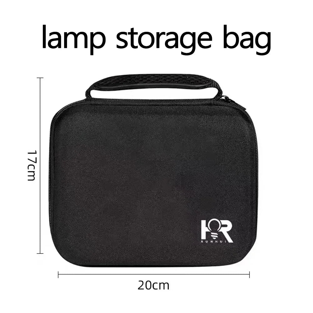 RUNHUI Outdoor LED Camping Light with Tripod – USB Rechargeable Lantern with 5 Modes