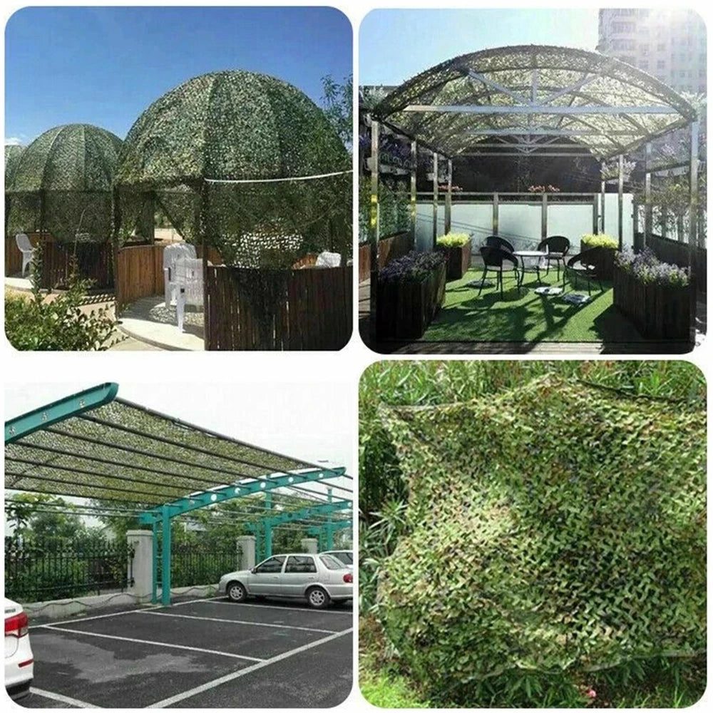 Camouflage Mesh Net 210D Oxford Fabric for Hunting, Car Tents, and Shade