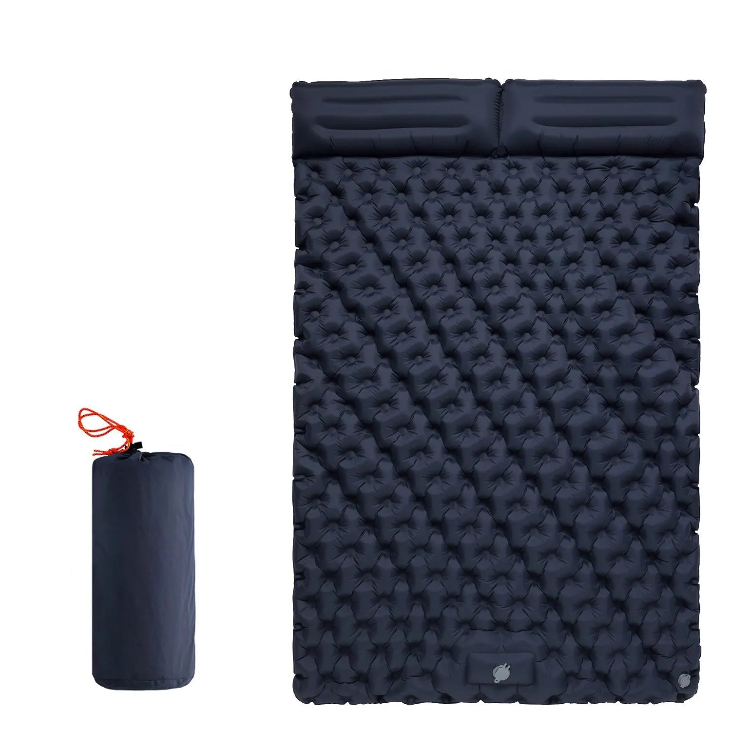 WEST TUNE Double Inflatable Mattress with Built-in Pillow Pump for Camping