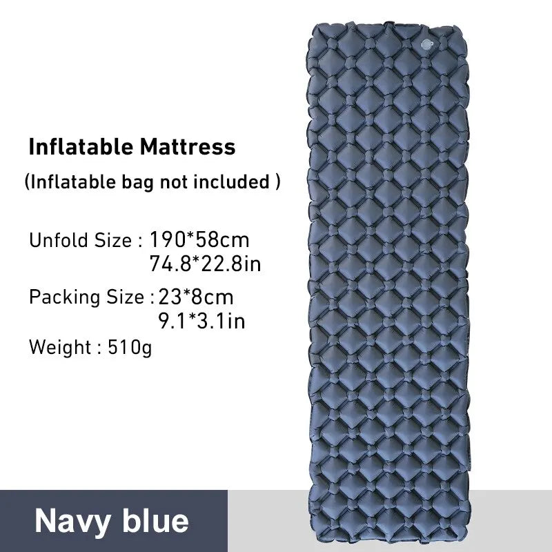 WEST TUNE Camping Sleeping Pad Ultralight Inflatable Mattress for Hiking