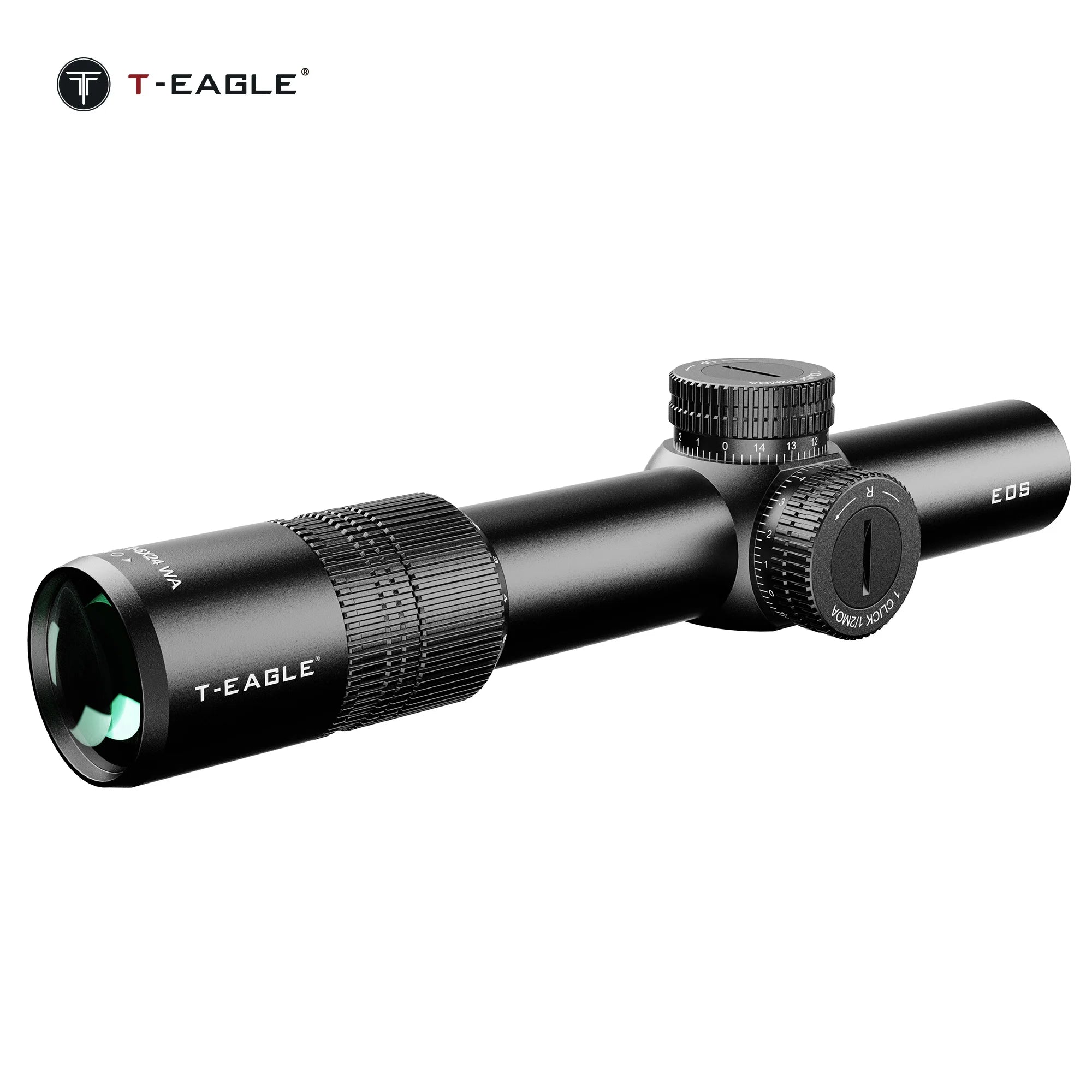 T-EAGLE EOS 1.2-6×24 WA Tactical LPVO Rifle Scope - Wide Angle Variable Optic for Close-Range Precision