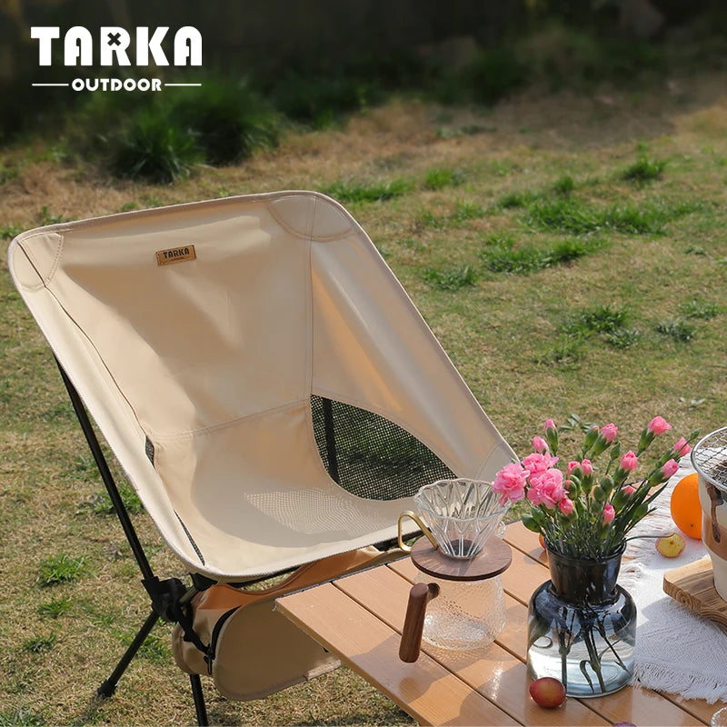 TARKA Foldable Camping Chairs Set Ultralight and Portable for Outdoor Use