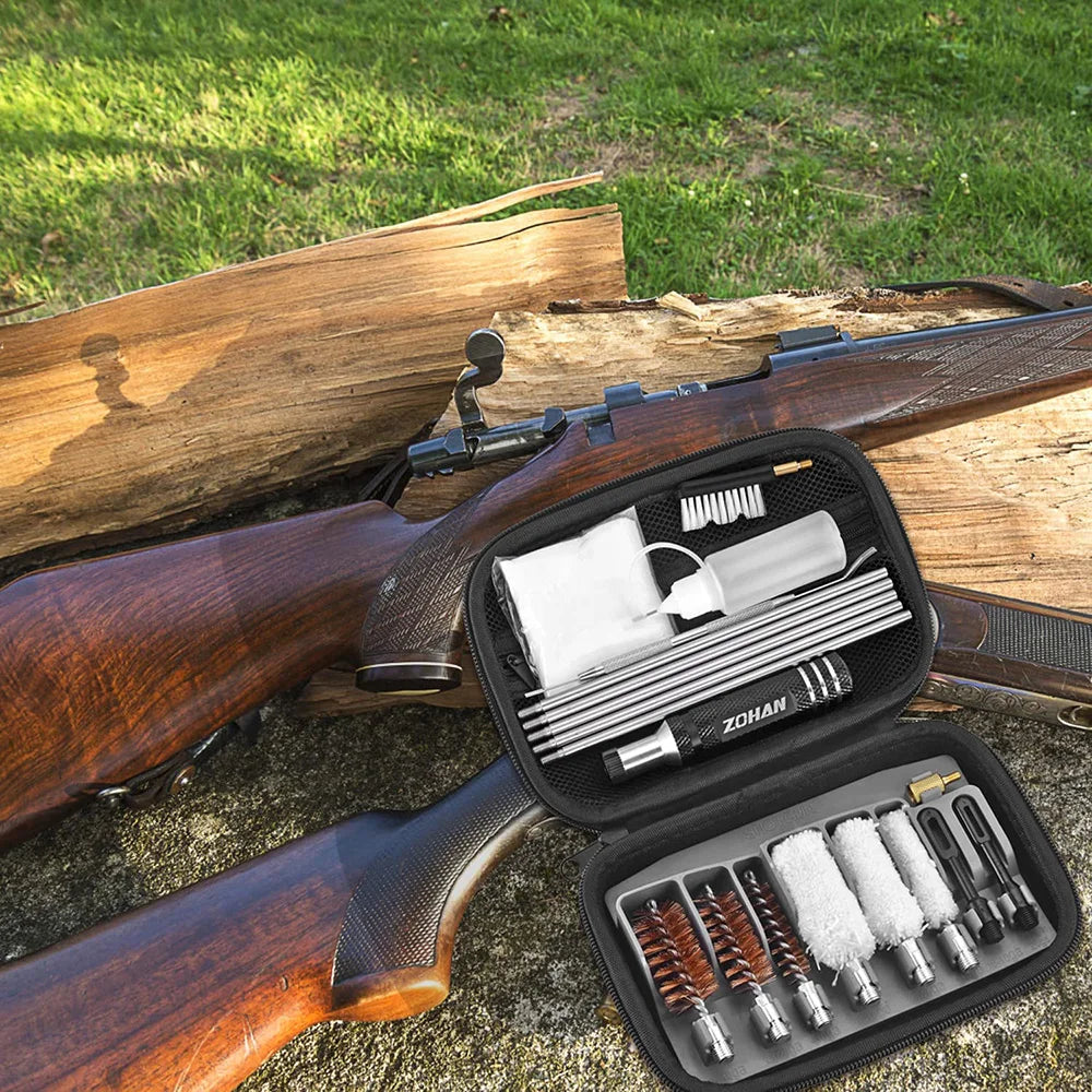 ZOHAN Tactical Shotgun Cleaning Kit for 12, 20, 410 GA – Complete Hunt Accessories