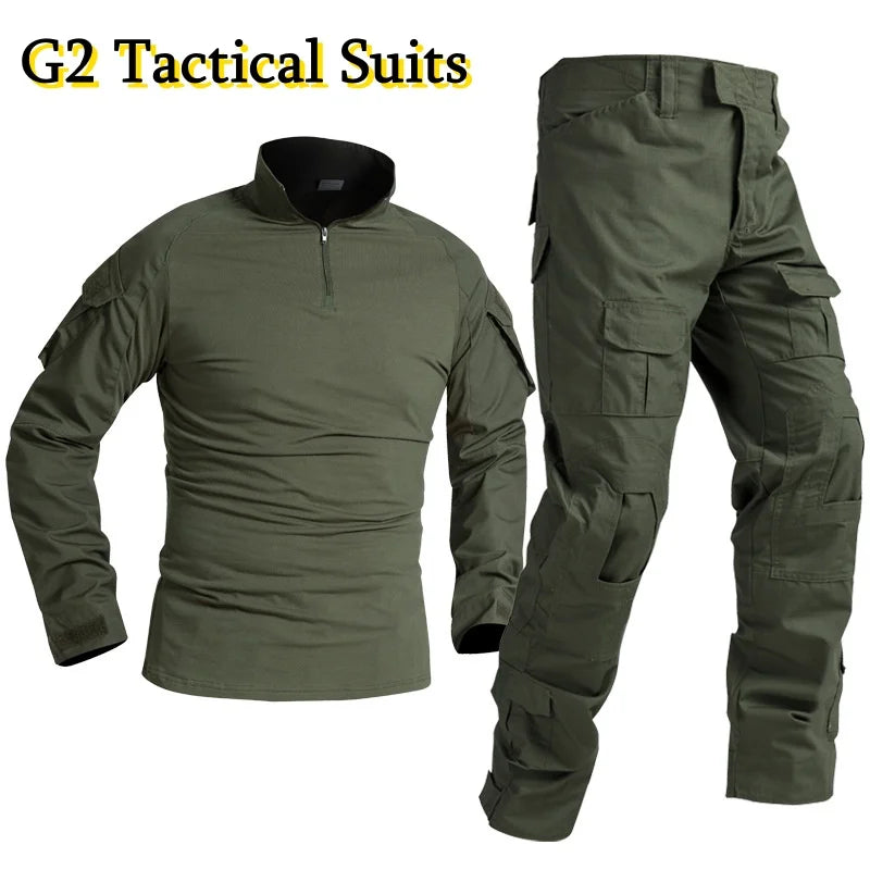 G2 Combat Tactical Suit – Multicam Camouflage Hunting & Airsoft, Outdoor Hunting Ghillie Suit