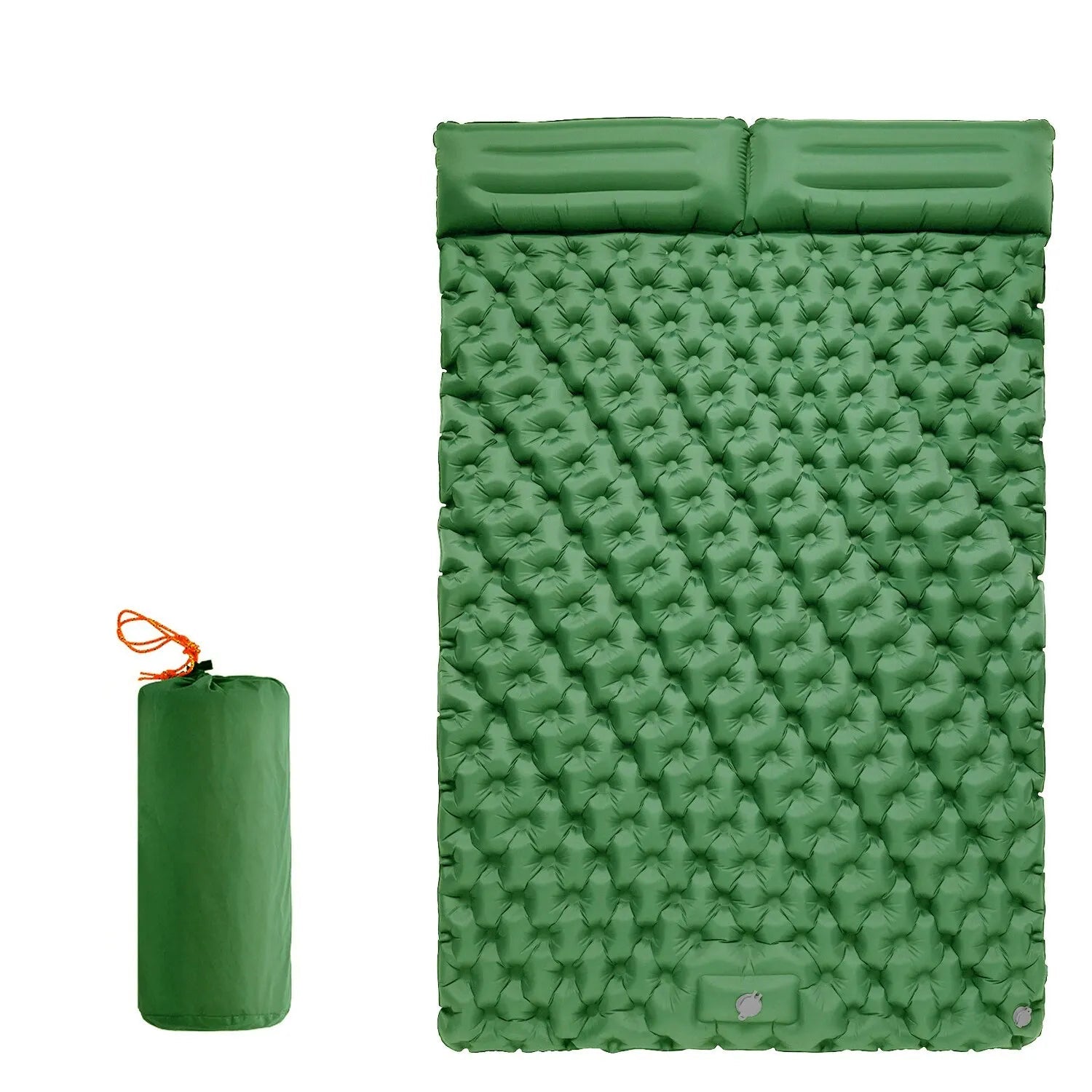 WEST TUNE Double Inflatable Mattress with Built-in Pillow Pump for Camping