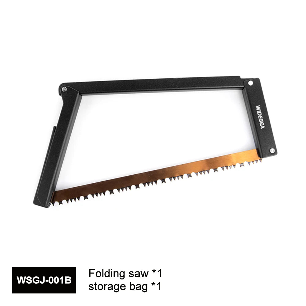 WIDESEA 32cm Folding Camping Saw – Portable Manganese Blade for Wood & Outdoor Use