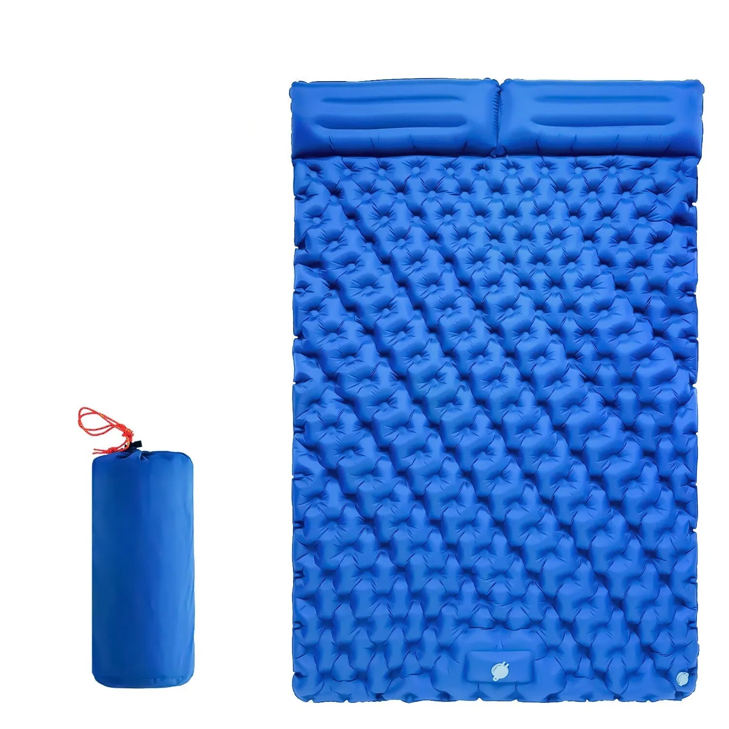 WEST TUNE Double Inflatable Mattress with Built-in Pillow Pump for Camping