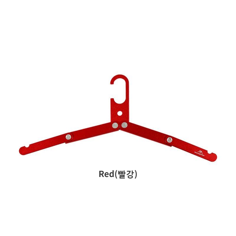 MOUNTAINHIKER Folding Aluminium Camping Clothes Hanger