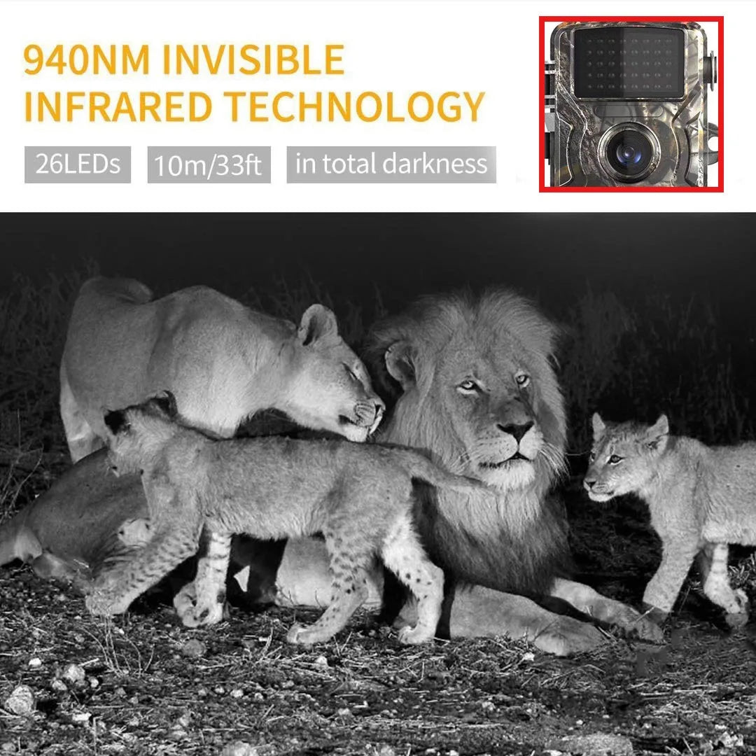 XIYEAR H9 16MP 1080P Trail Camera with Night Vision and Motion Detection