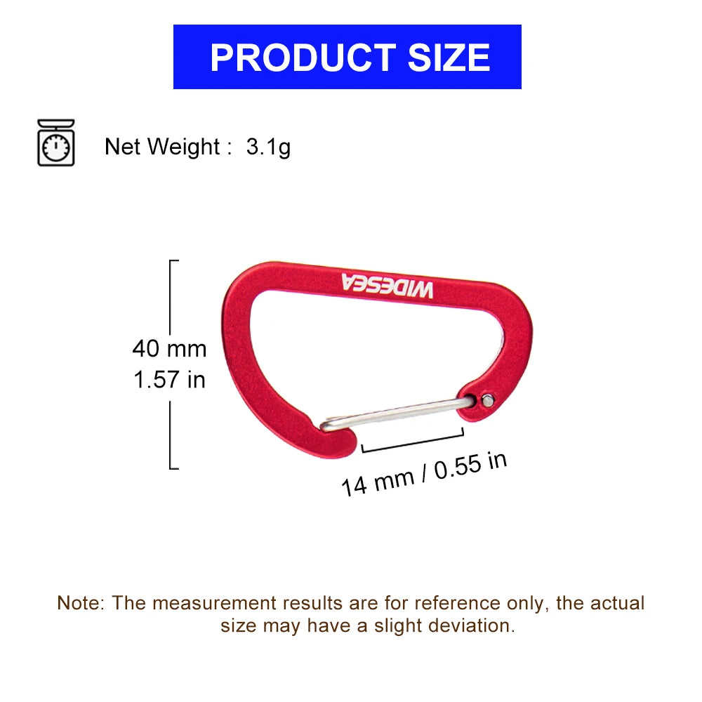 WIDESEA 4pcs Aluminium Alloy Cord Buckles – Essential Tent Accessories for Camping & Hiking