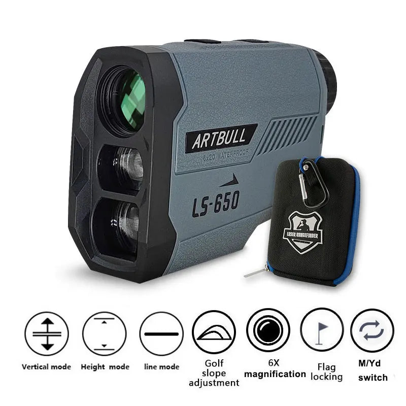 ARTBULL Golf Laser Rangefinder 1000M with Slope & Flag Lock