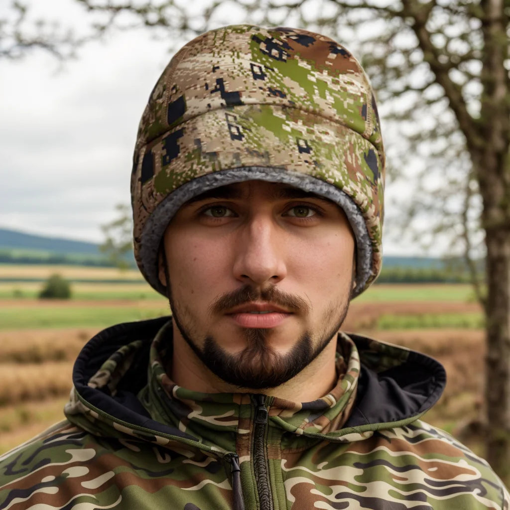 AINFAD Men's Jetstream Insulated Beanie - Three-in-One Fabric Winter Hat with 3M Thinsulate
