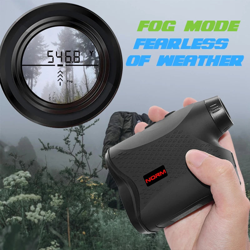 NORM LR 1500M Hunting Laser Rangefinder with Fog Mode