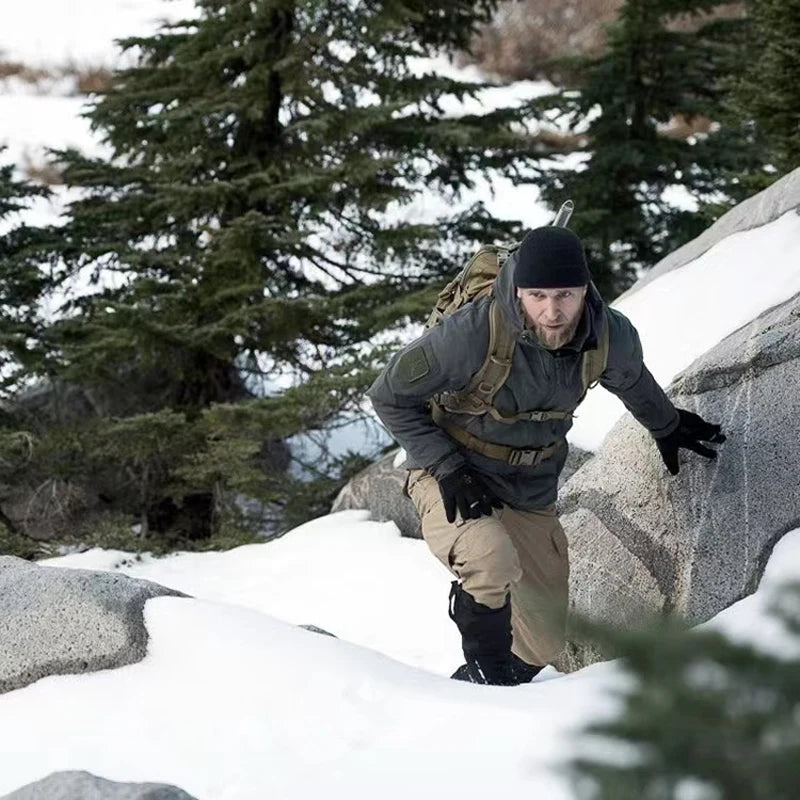 MAZEROUT Men's Tactical Softshell Jacket & Trousers