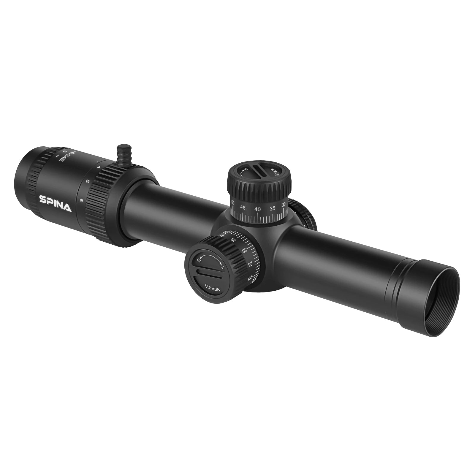SPINA OPTICS WolfChase 1.2-6x24 LPVO Rifle Scope – FFP/SFP Illuminated Reticle for Hunting