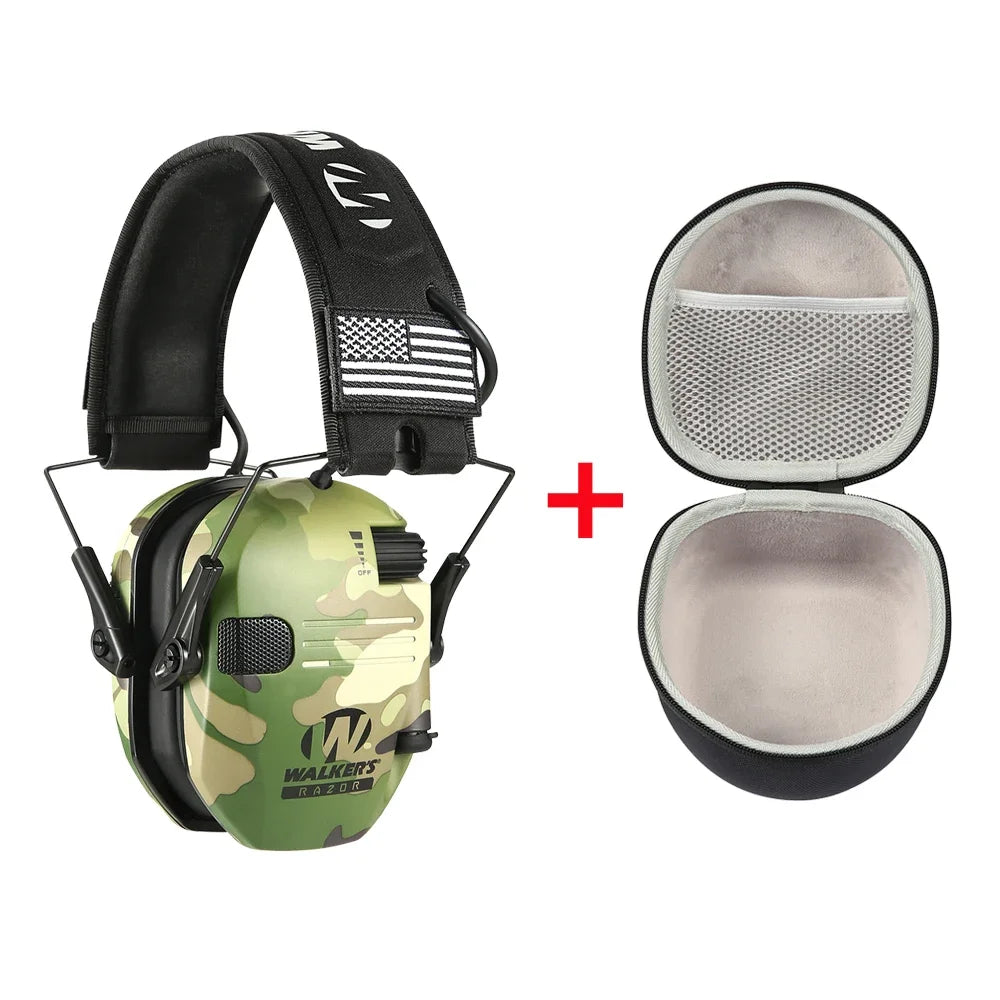 WALKER'S Razor Tactical Electronic Earmuffs – NRR 23dB Noise Reduction Hearing Protection