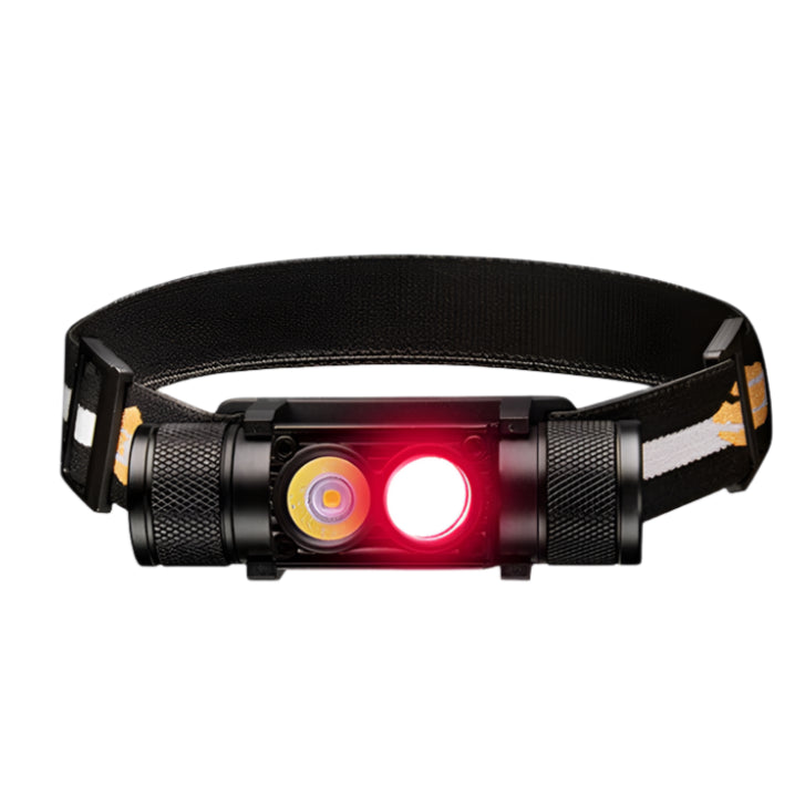 WURKKOS H25LR 500 Lumen 90 CRI Headlamp with Red Light and USB-C Charging