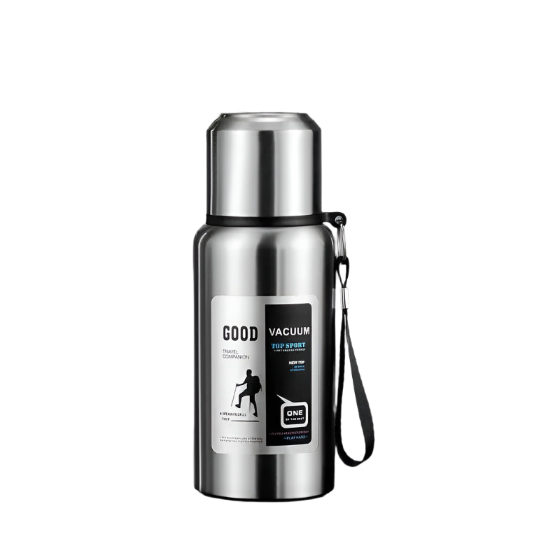 Large Capacity Stainless Steel Thermos Tumbler – Insulated Flask for Coffee, Tea & Travel