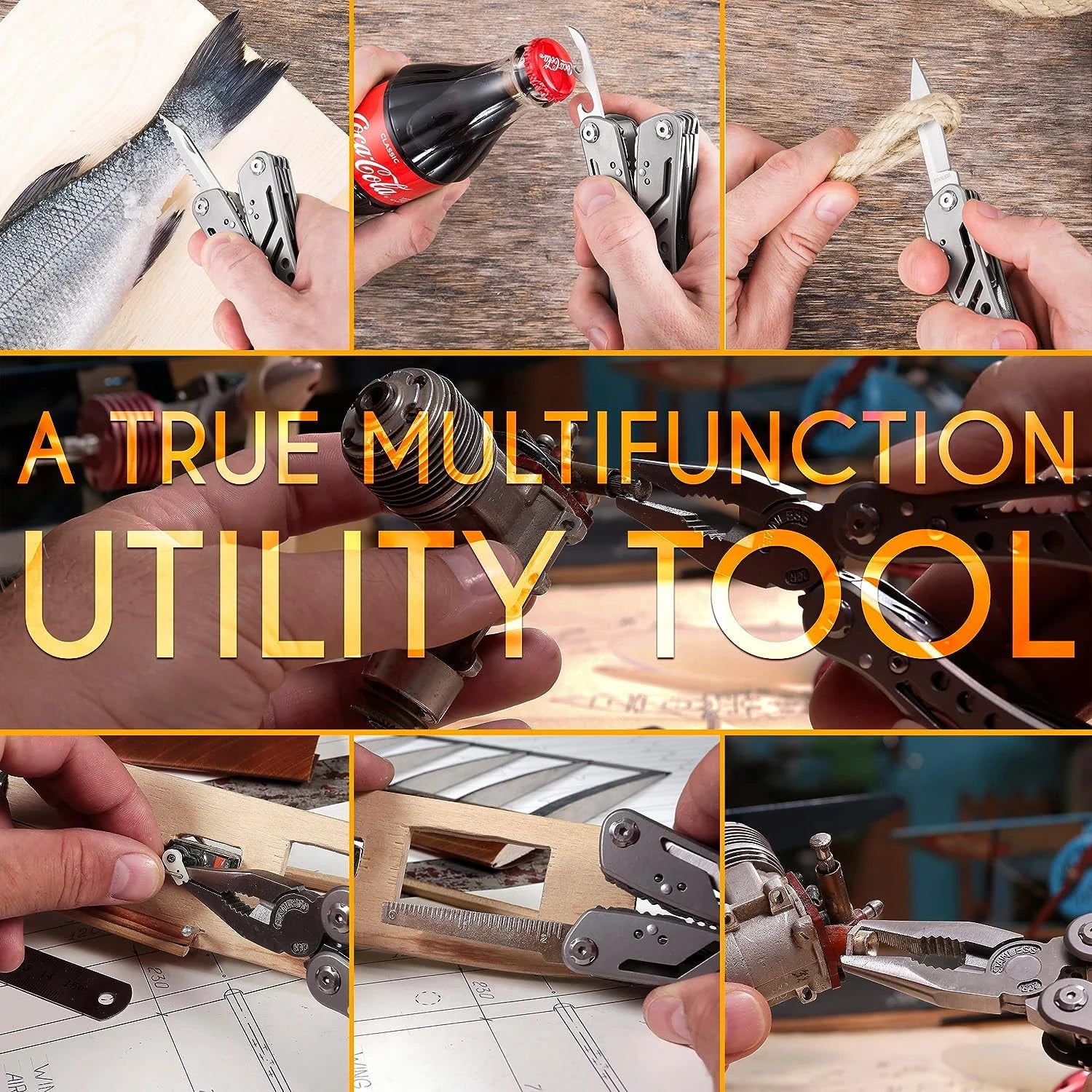 SANKE RESCUE 24-in-1 Multifunctional Plier – Professional Wire Cutter & Repair Tool