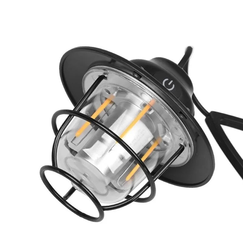 SHINETRIP Outdoor Retro Small Drop Light – USB Rechargeable LED Hanging Lamp for Camping & Tents