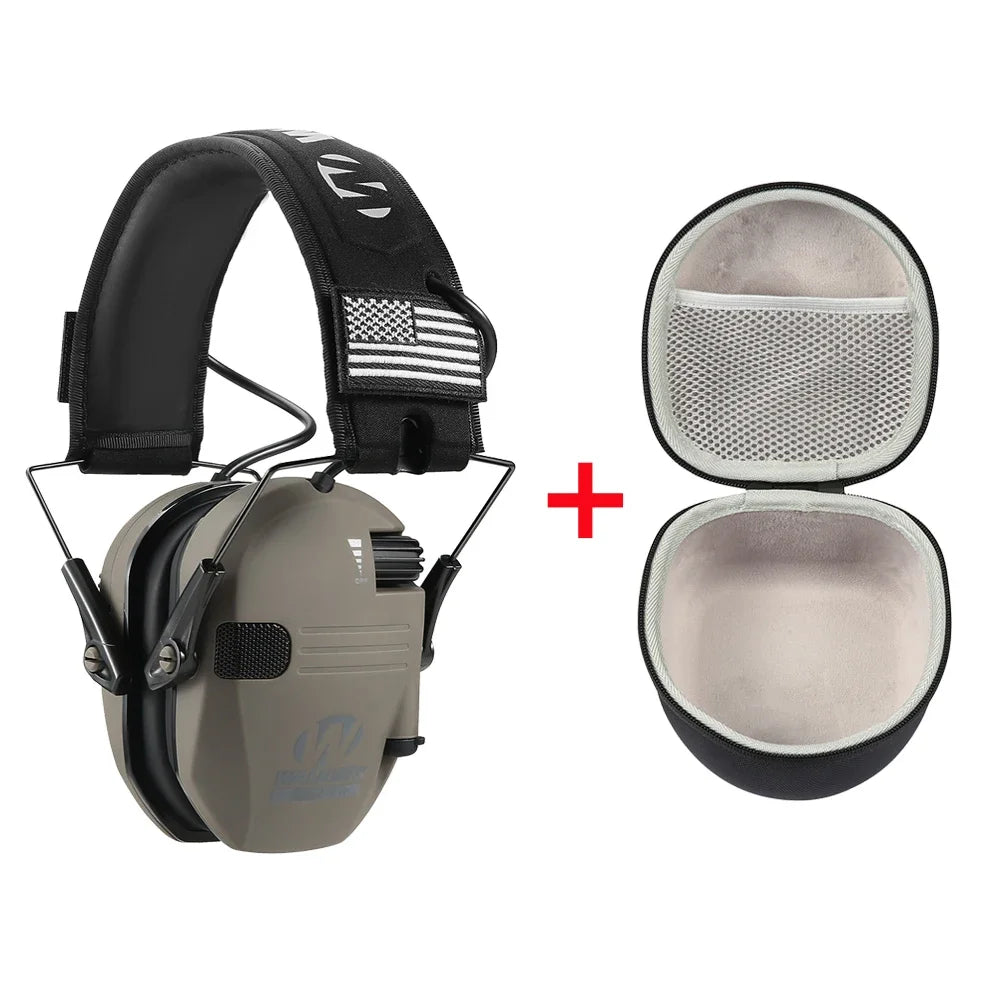 WALKER'S Razor Tactical Electronic Earmuffs – NRR 23dB Noise Reduction Hearing Protection