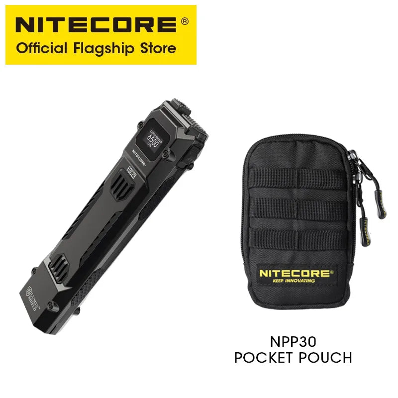 NITECORE EDC29 6500 Lumen Ultra-Slim USB-C Rechargeable Tactical Flashlight