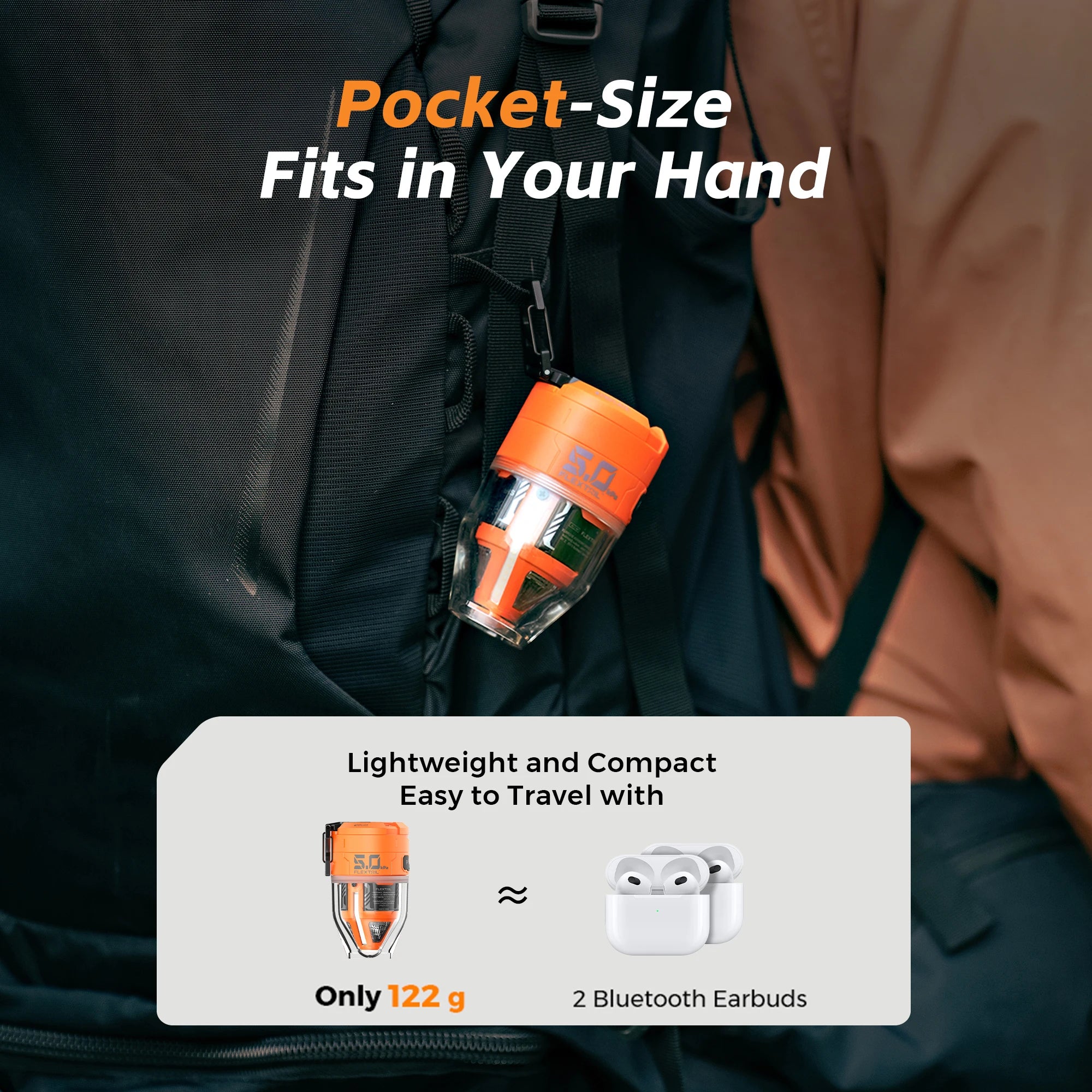 FLEXTAILGEAR MAX PUMP 3 Portable Electric Air Pump & Lantern