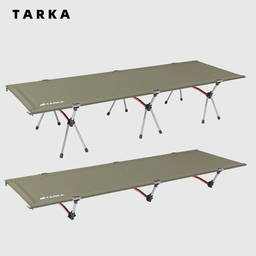 TARKA Portable Camping Cot – Lightweight Collapsible Sleeping Bed for Hiking & Backpacking