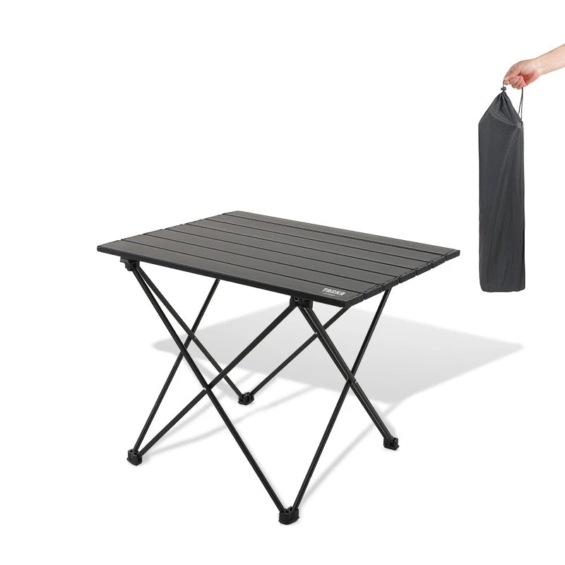 TARKA Outdoor Camping Folding Table – Portable Aluminium Desk for Picnic, BBQ & Travel