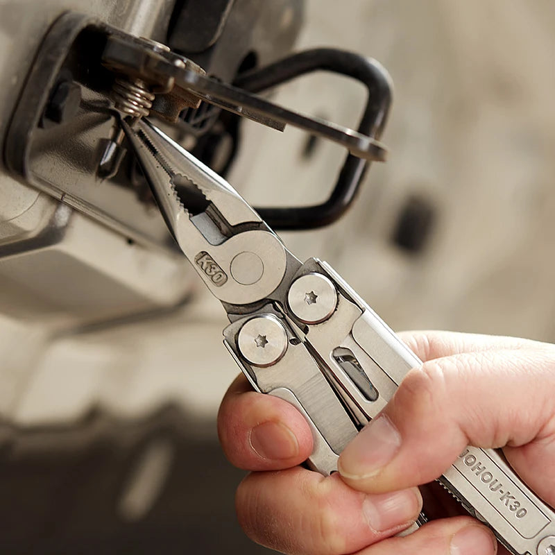 LISM HuoHou K30 Pro 18-in-1 Stainless Steel EDC Multitool for Outdoor Use