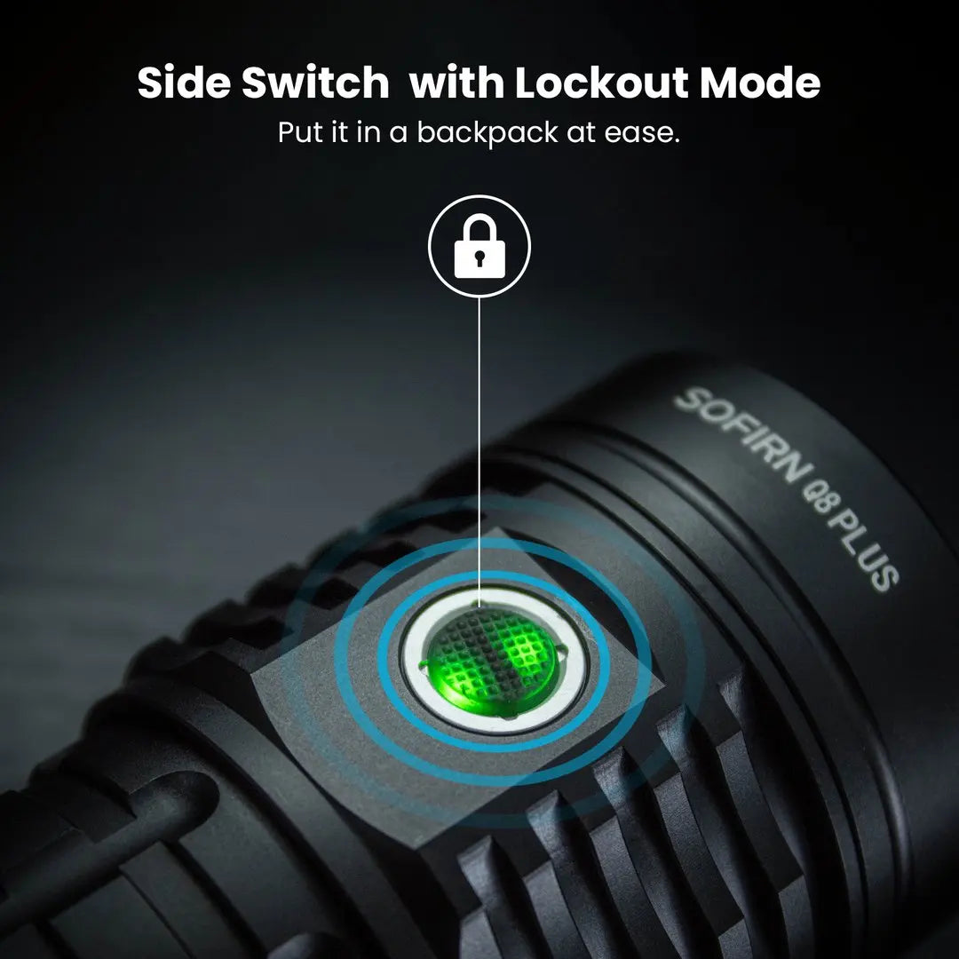 SOFIRN Q8 Plus Super Powerful Flashlight - 16000 Lumen Area Light with Power Bank for NZ Hunting Camps
