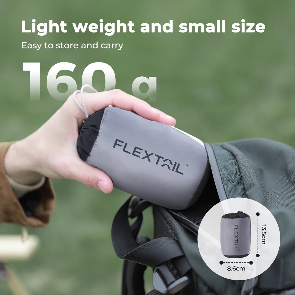 FLEXTAILGEAR Inflatable Camping Pillow Compact Travel Cushion