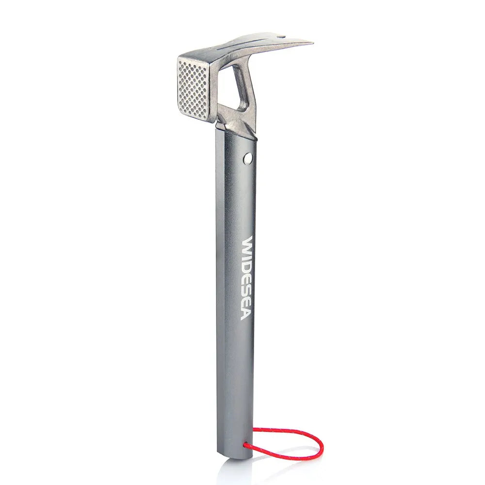 WIDESEA Camping Hammer Stainless Steel Tent Peg Mallet