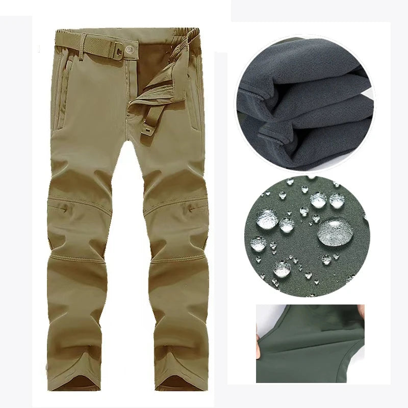 MAZEROUT Men's Tactical Softshell Jacket & Trousers