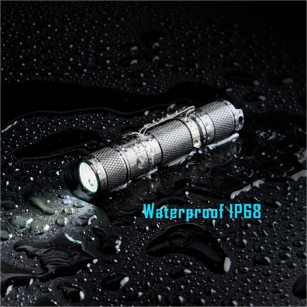 LUMINTOP TOOL AA 3.0 Titanium Flashlight – 900 Lumen Rechargeable EDC Torch for Outdoor Use