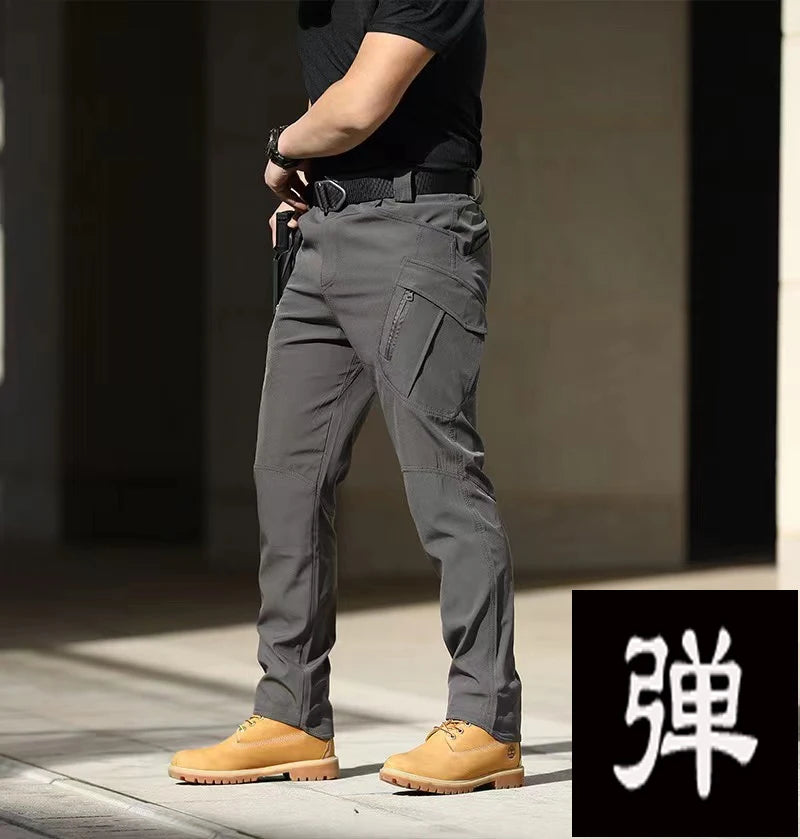 MAZEROUT Men's Tactical Outdoor Trousers Polyester Spandex P16
