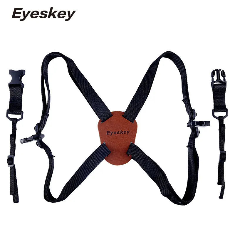 EYESKYE X-Shaped Adjustable Binocular Harness Strap for Camera and Optics Gear