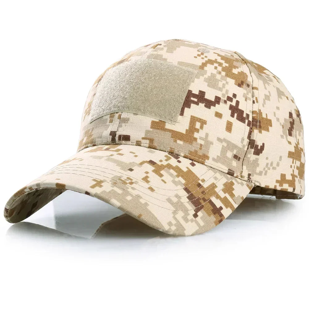 GUMAO Tactical Camouflage Baseball Cap Adjustable Mesh Hat
