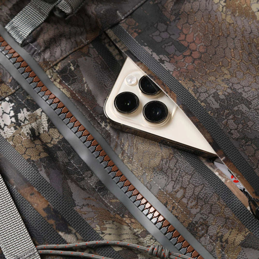 AINFAD Men's Hudson Waterproof Insulated Hunting Jacket - Winter Camouflage Coat with Stretch Technology