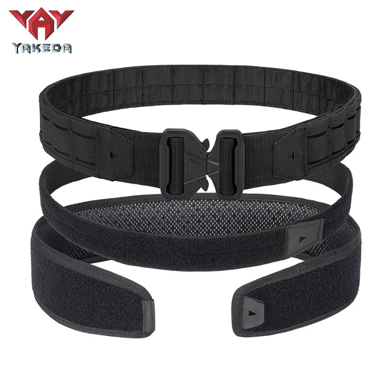 YAKEDA Battle Molle Riggers Belt 3-in-1 Heavy Duty Tactical System