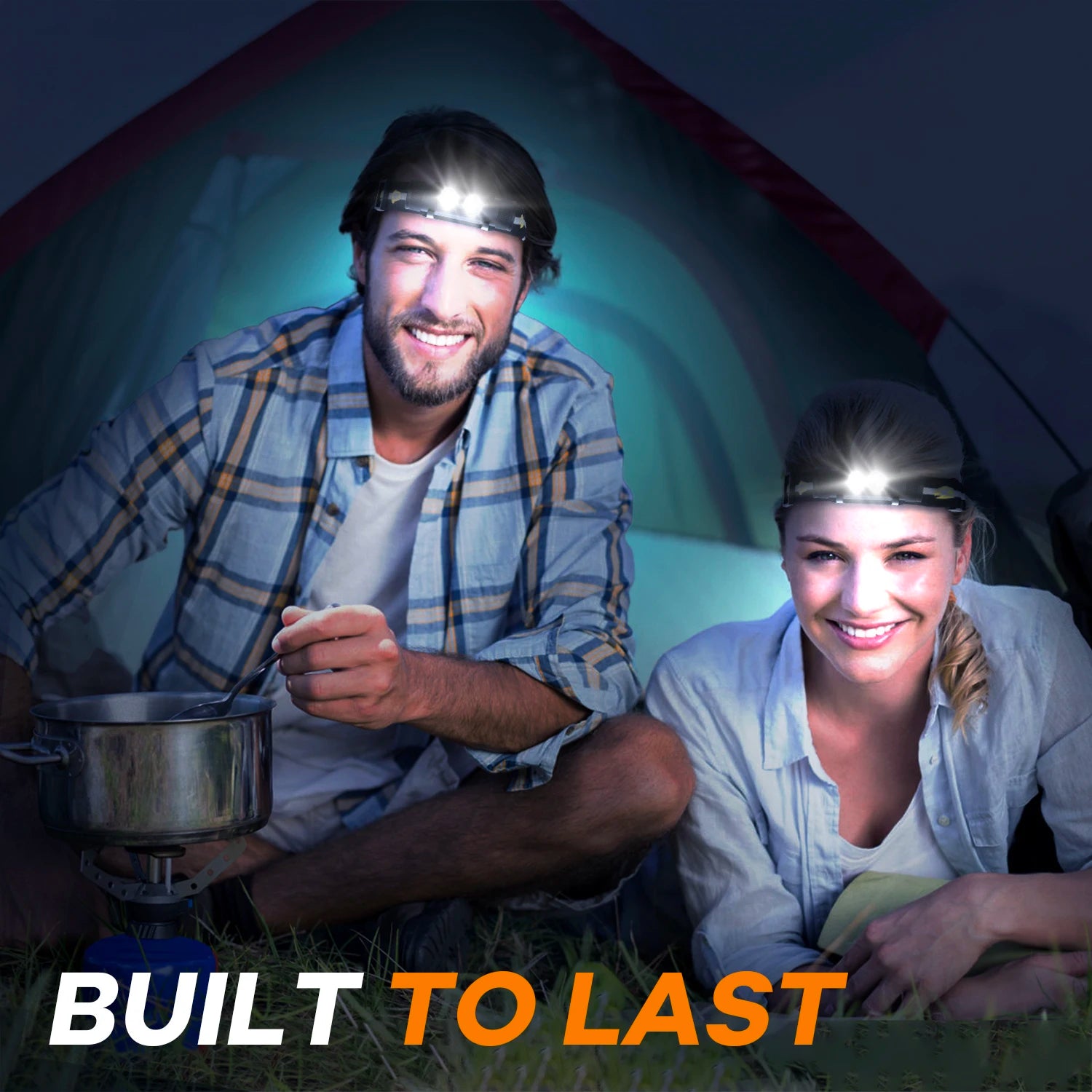 SOFIRN H25S - 1200 Lumen USB Rechargeable Headlamp with Dual SST40 LEDs