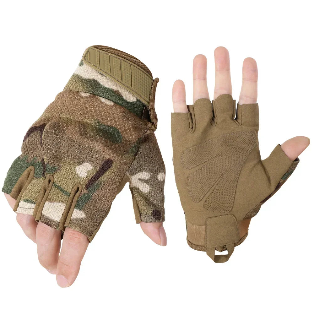 GUMAO Camo Touch Screen Tactical Gloves – Anti-Slip Hunting and Shooting Gear
