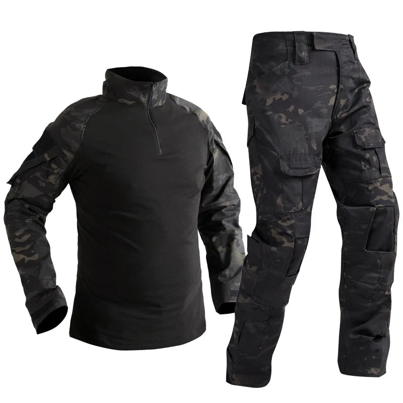 G2 Combat Tactical Suit – Multicam Camouflage Hunting & Airsoft, Outdoor Hunting Ghillie Suit
