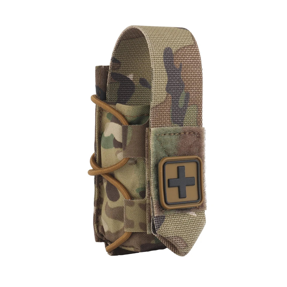 TACTIFANS Tactical Tourniquet Pouch – MOLLE TQ Holder for Hunting and Combat Belts