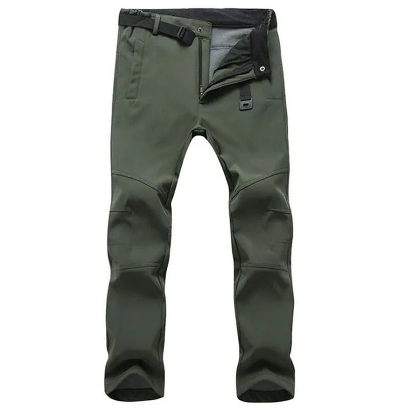 VIKTACTICAL Winter Soft Shell Pants - Fleece-Lined Waterproof Trousers for NZ Alpine Hunting