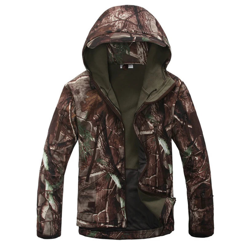 REFIRE GEAR Lurker Soft Shell Camouflage Jacket - Waterproof Stealth Hunting Coat for NZ Bush Stalking